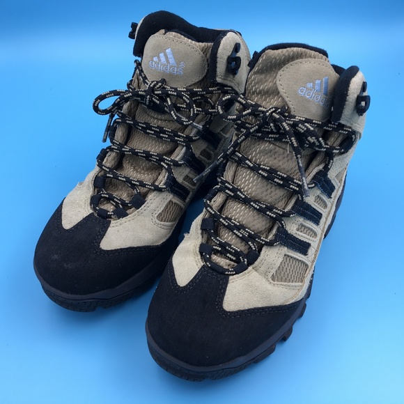 Adidas Womens Tan Black Suede 351715 Boots 6.5 - Picture 4 of 8